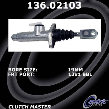Centric Parts Premium Clutch Master Cylinder, 136.02103 136.02103